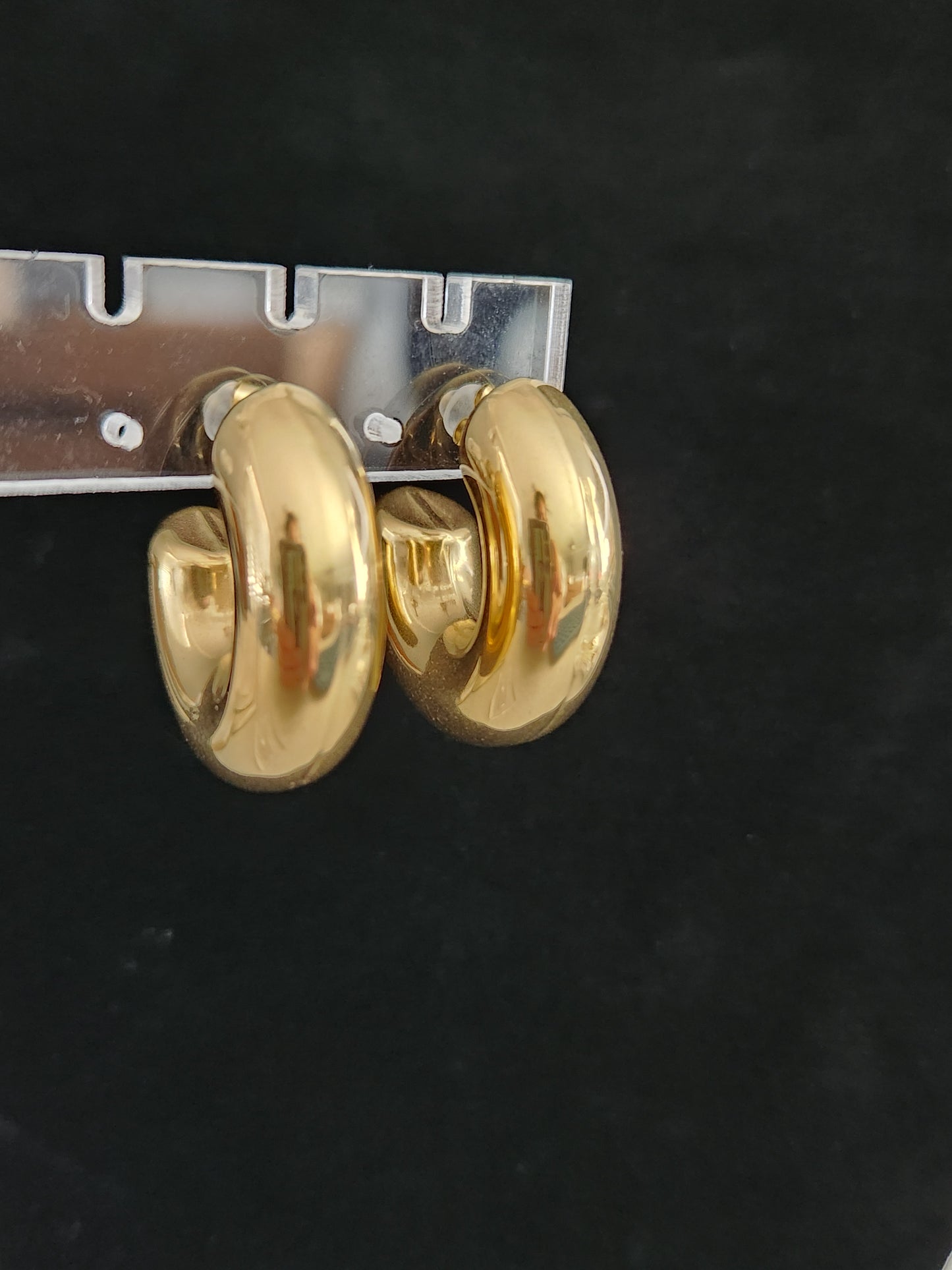 Chunky Gold Hoops