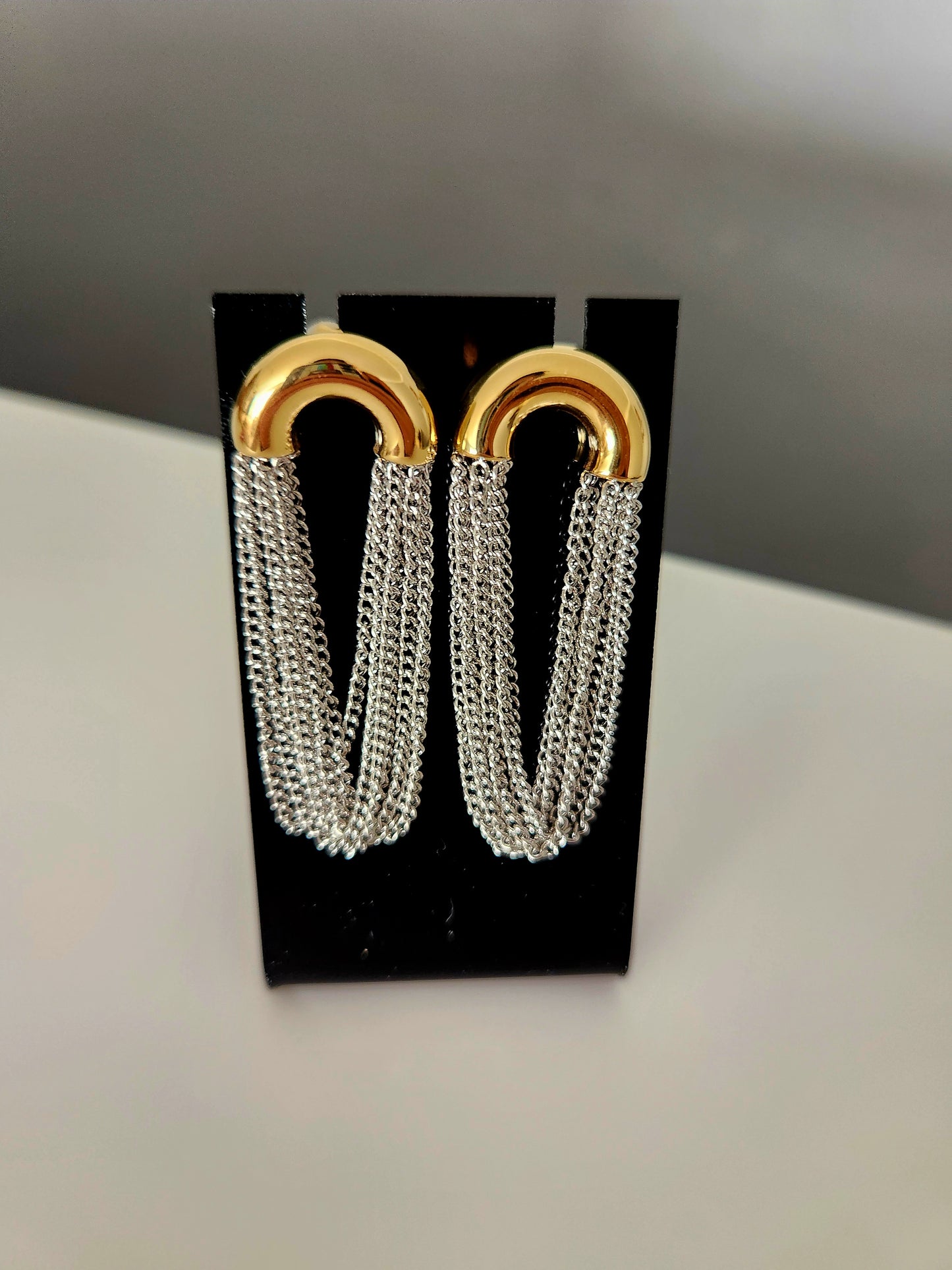 Metallic Fringe Earrings