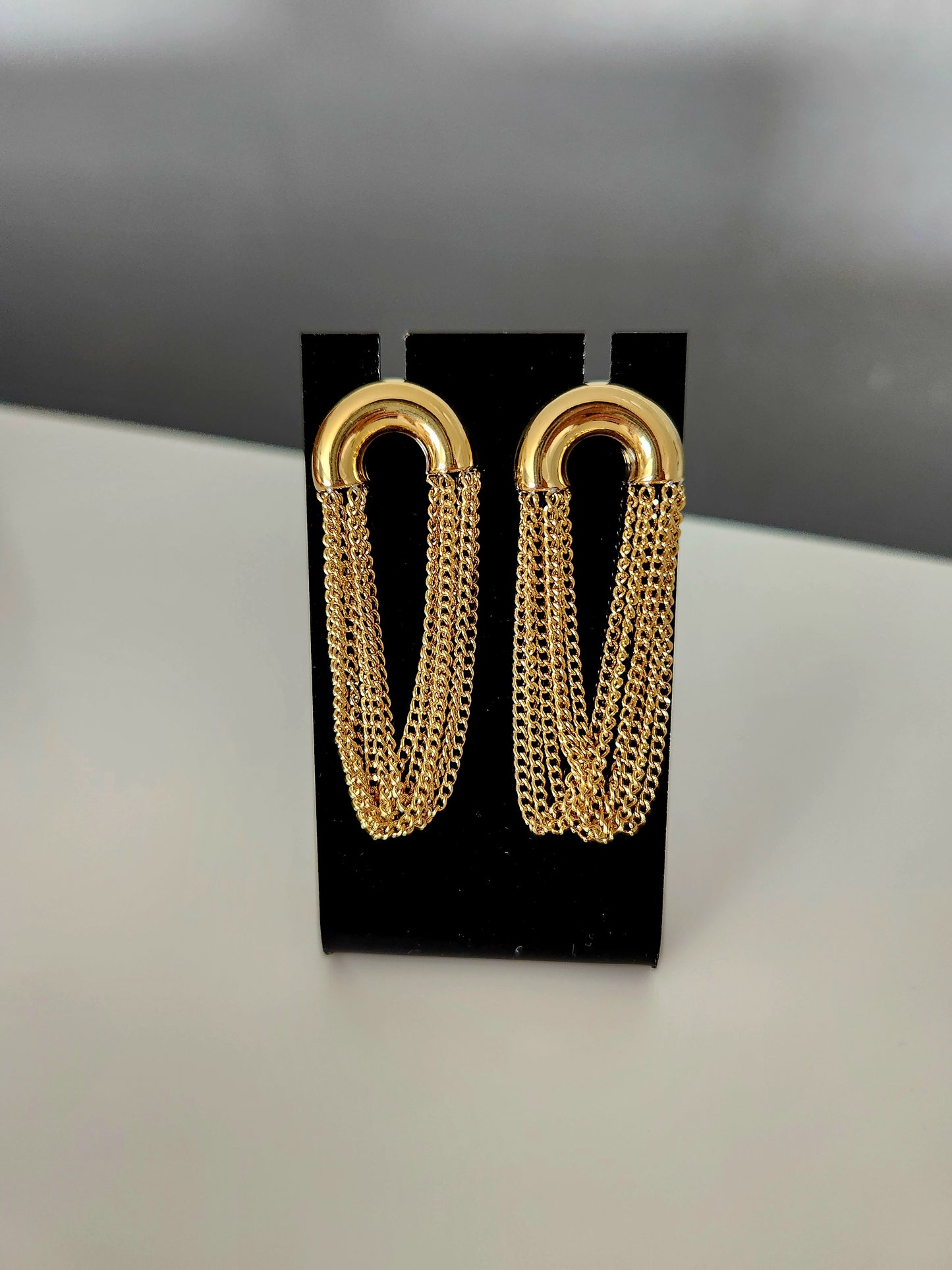 Metallic Fringe Earrings