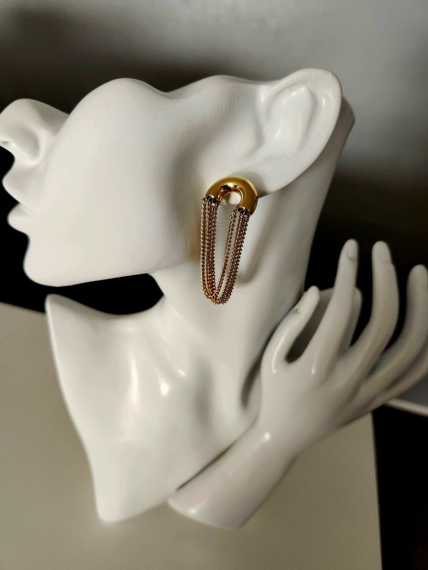 Metallic Fringe Earrings