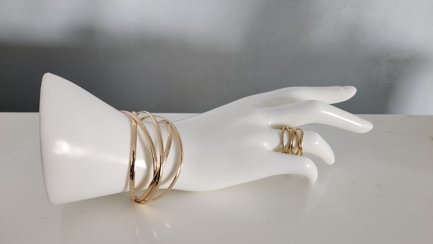 Criss Cross Cuff Bracelet