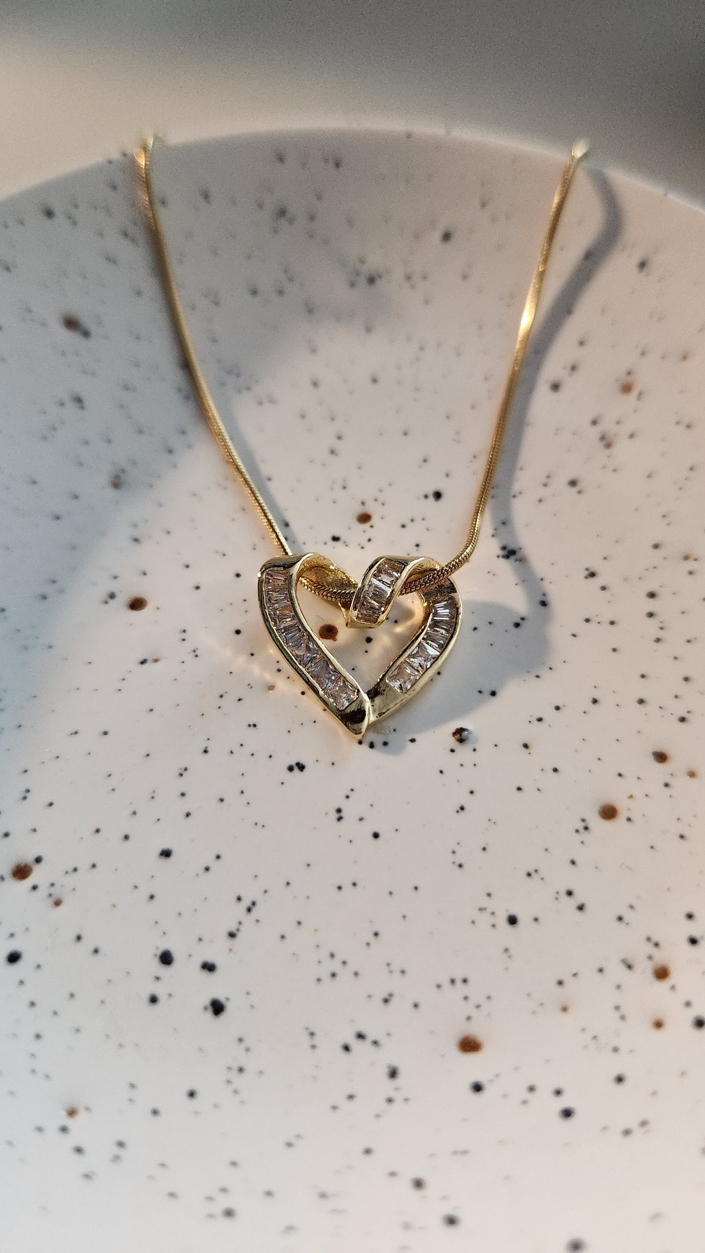 Dani Floating Heart Necklace