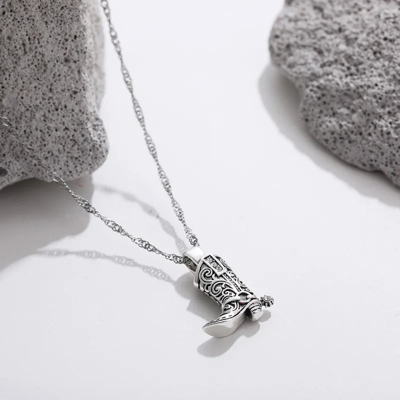 Dolly Boot Pendant Necklace