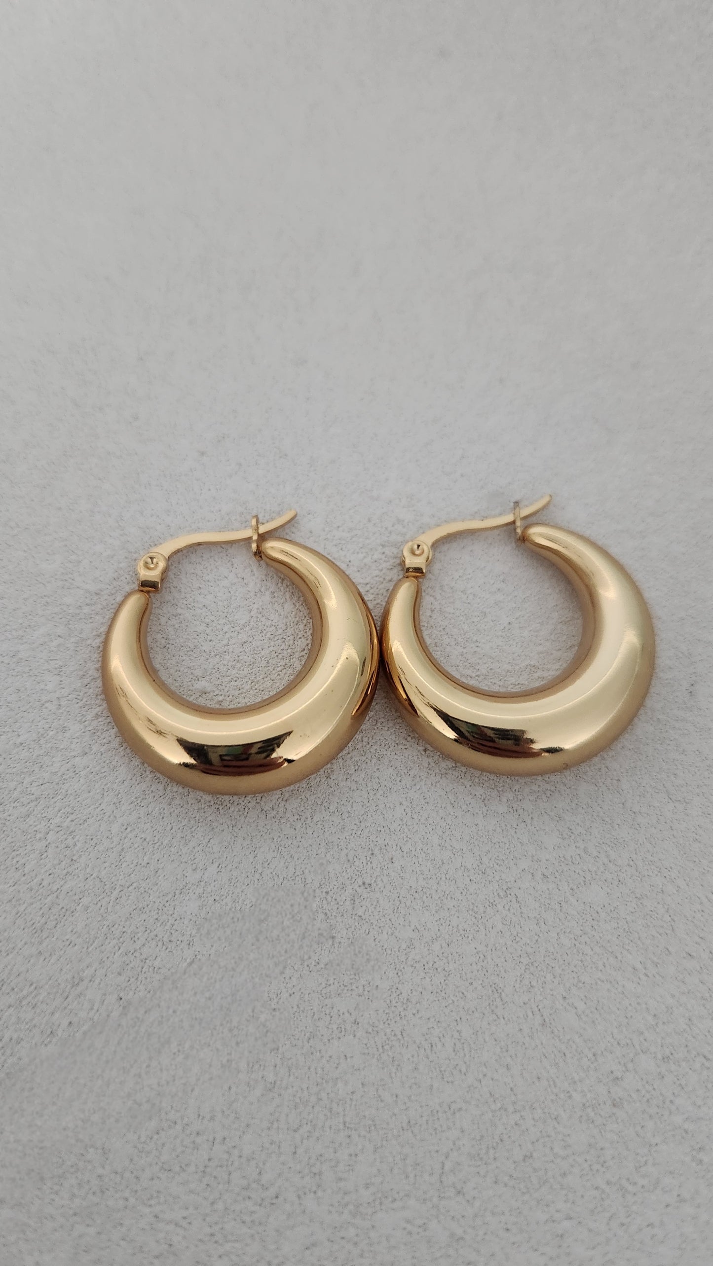 Trumpet Hoop Earrings