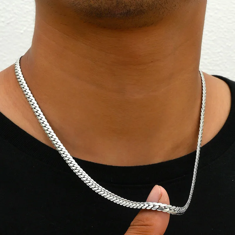 Men's Stainlesd Steel Necklace or Bracelet