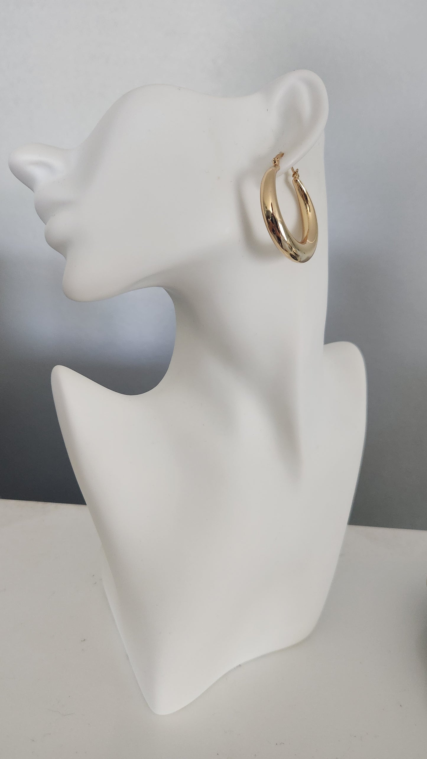 Trumpet Hoop Earrings