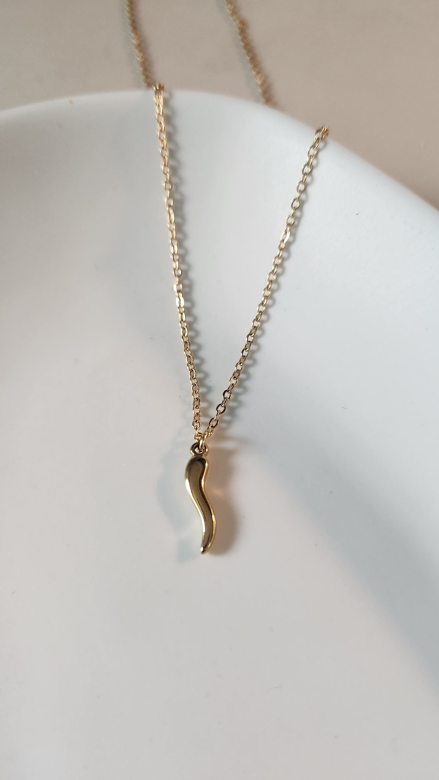 Italian Horn Necklace