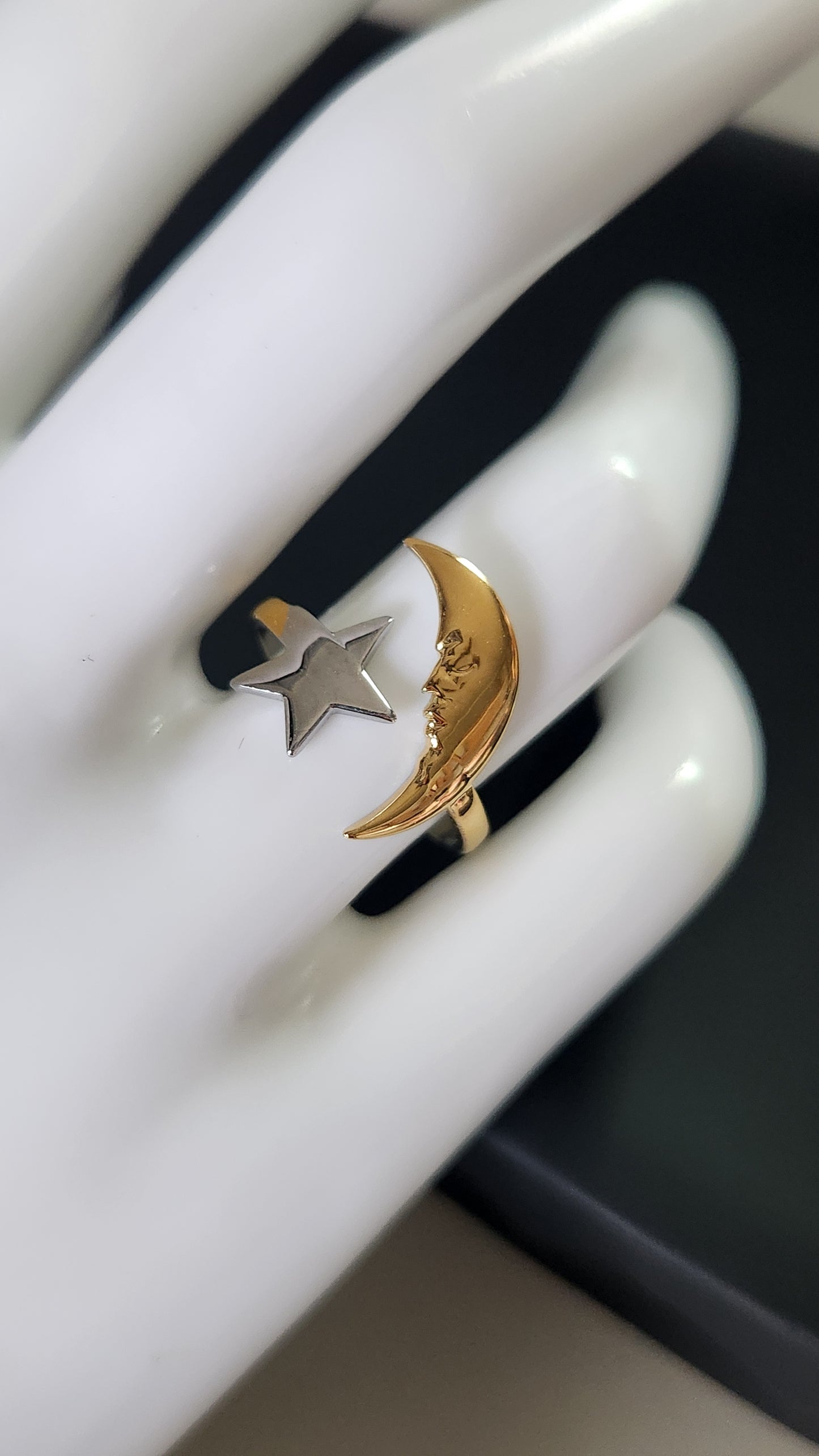 Moon Multi Color Ring