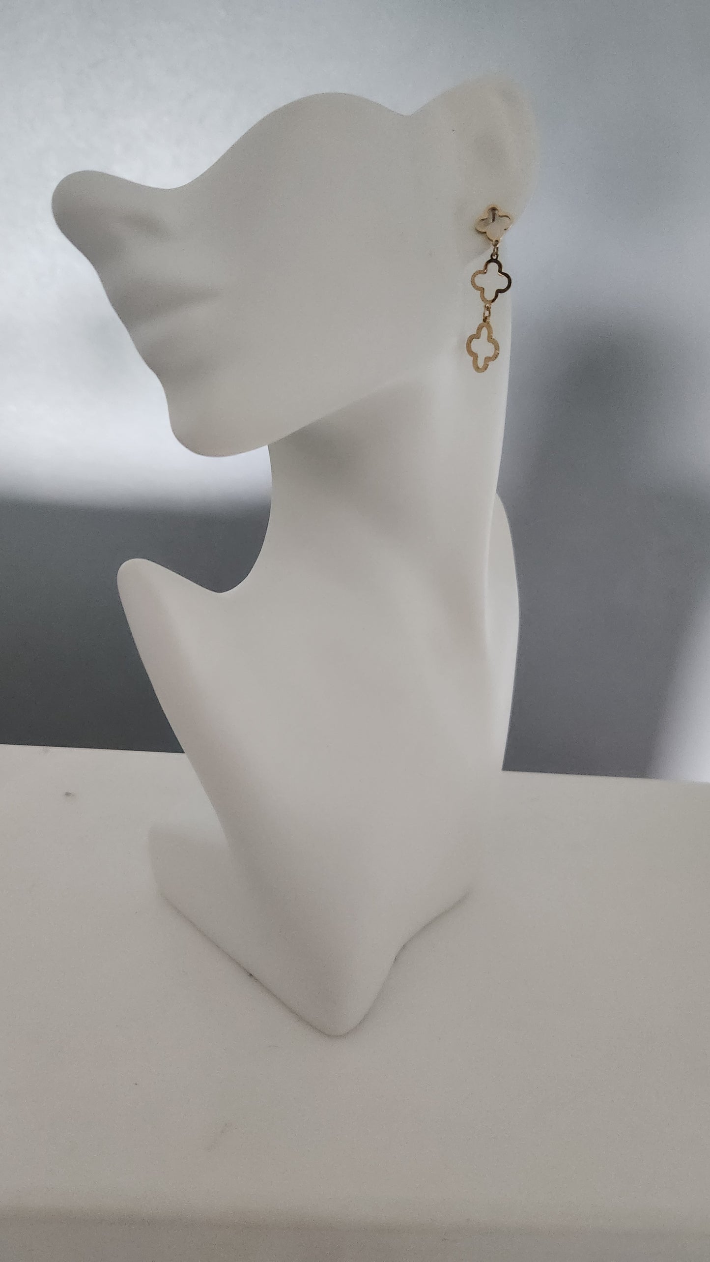 Monica Clover Drop Earrings
