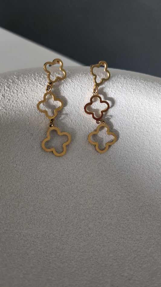 Monica Clover Drop Earrings