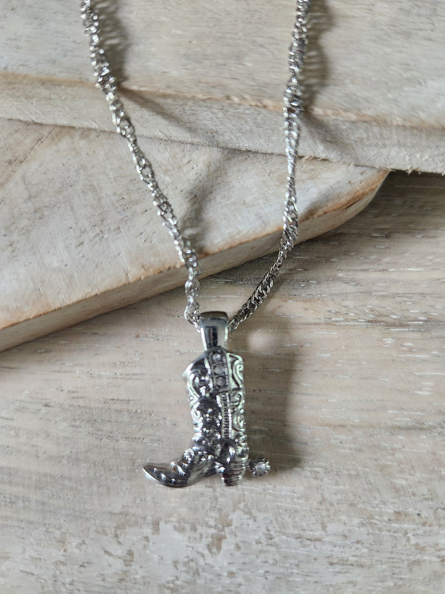 Dolly Boot Pendant Necklace