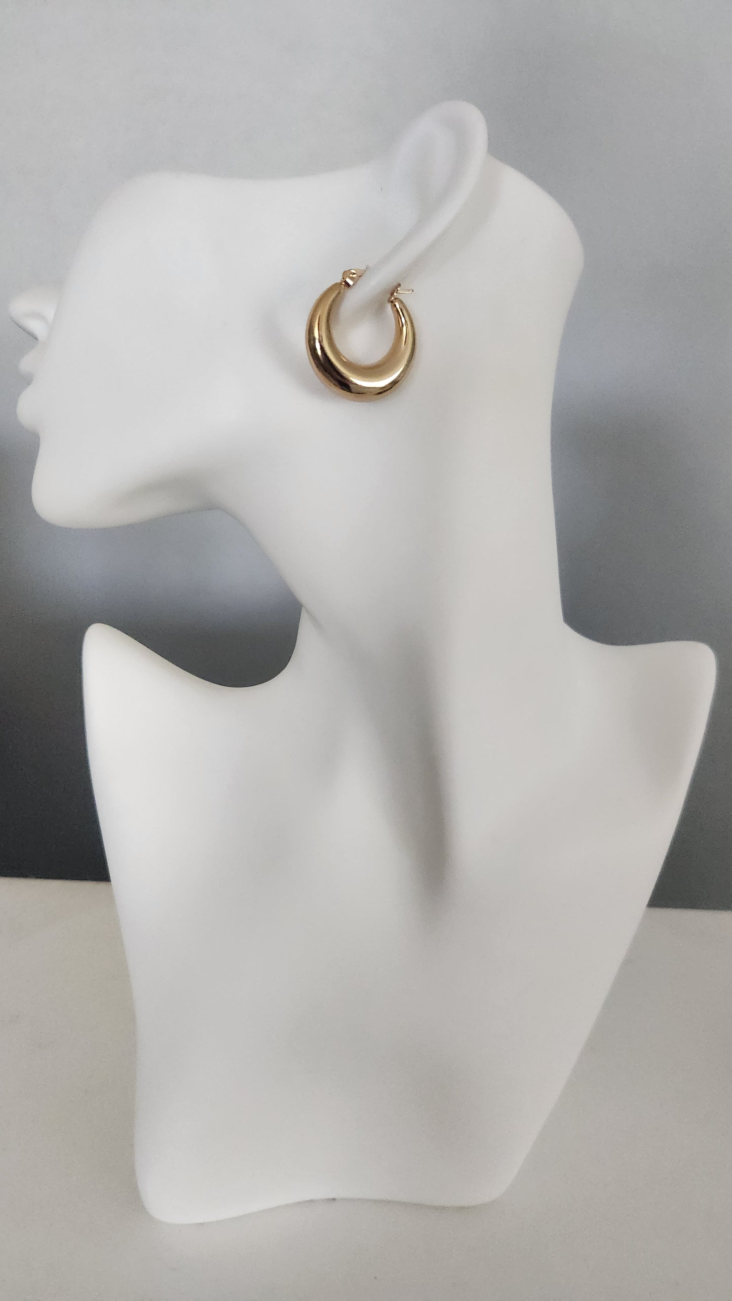 Trumpet Hoop Earrings
