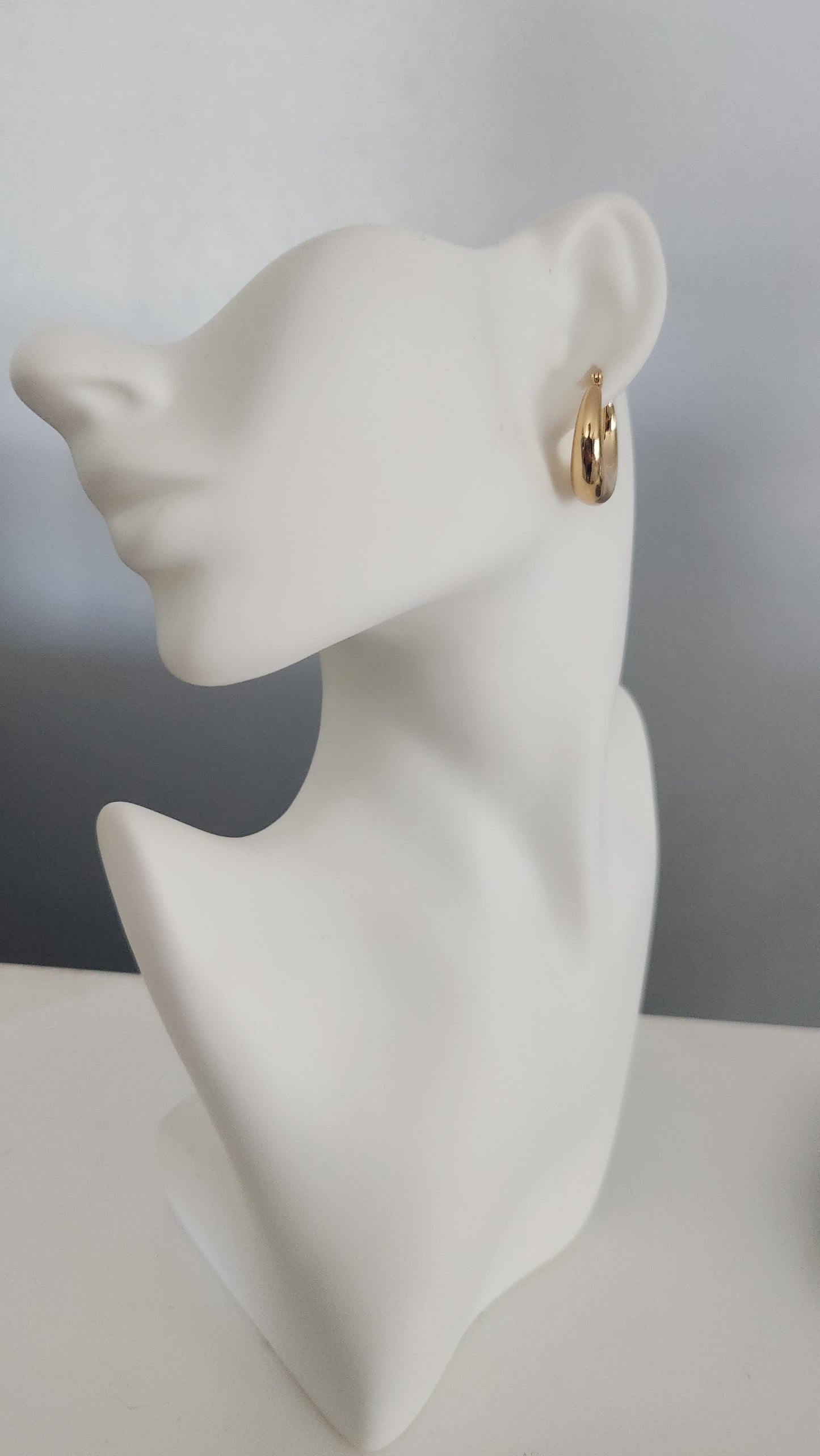 Trumpet Hoop Earrings