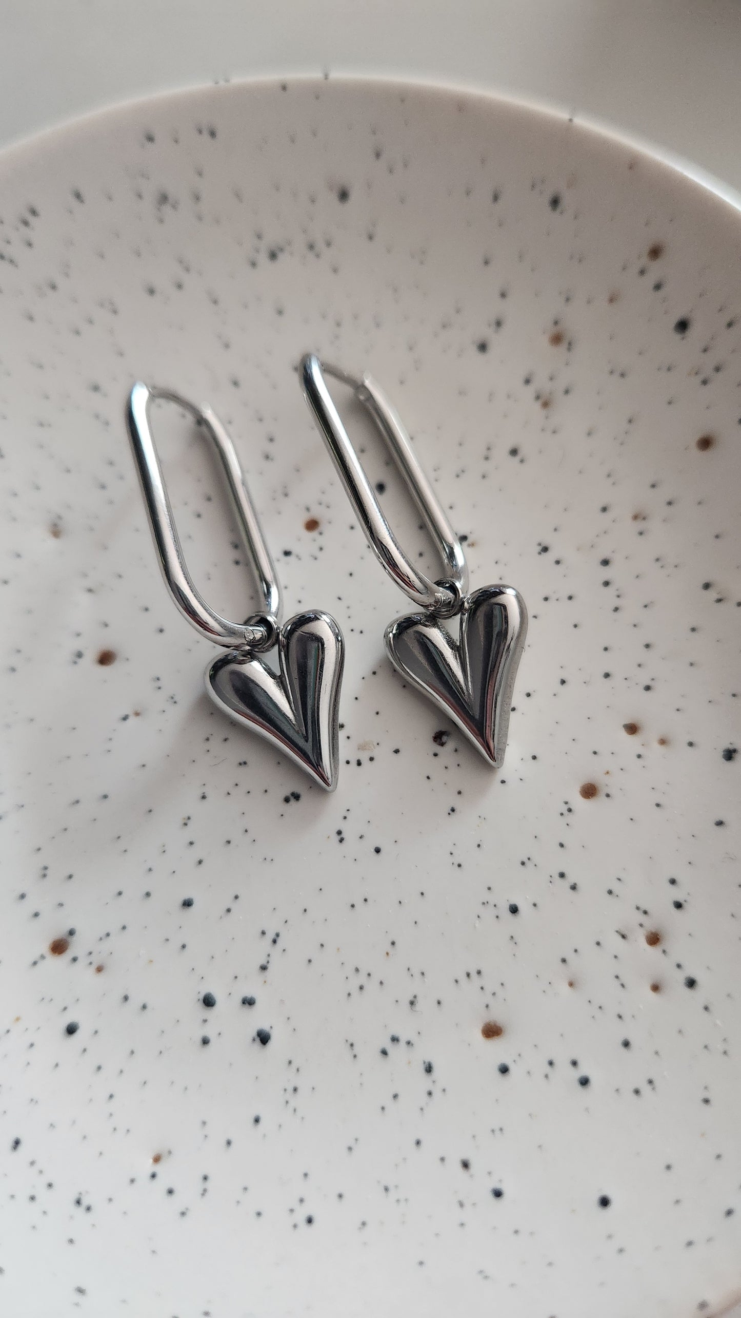 Harper Heart Drop Earrings