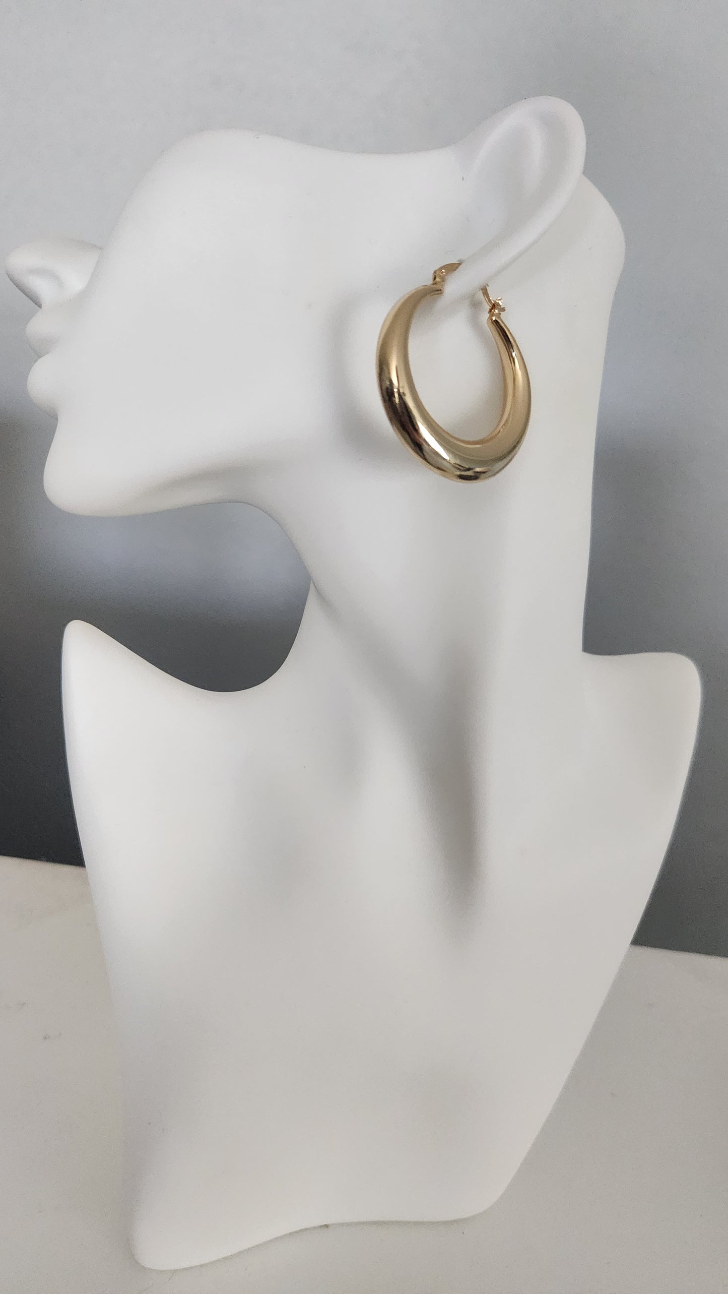 Trumpet Hoop Earrings