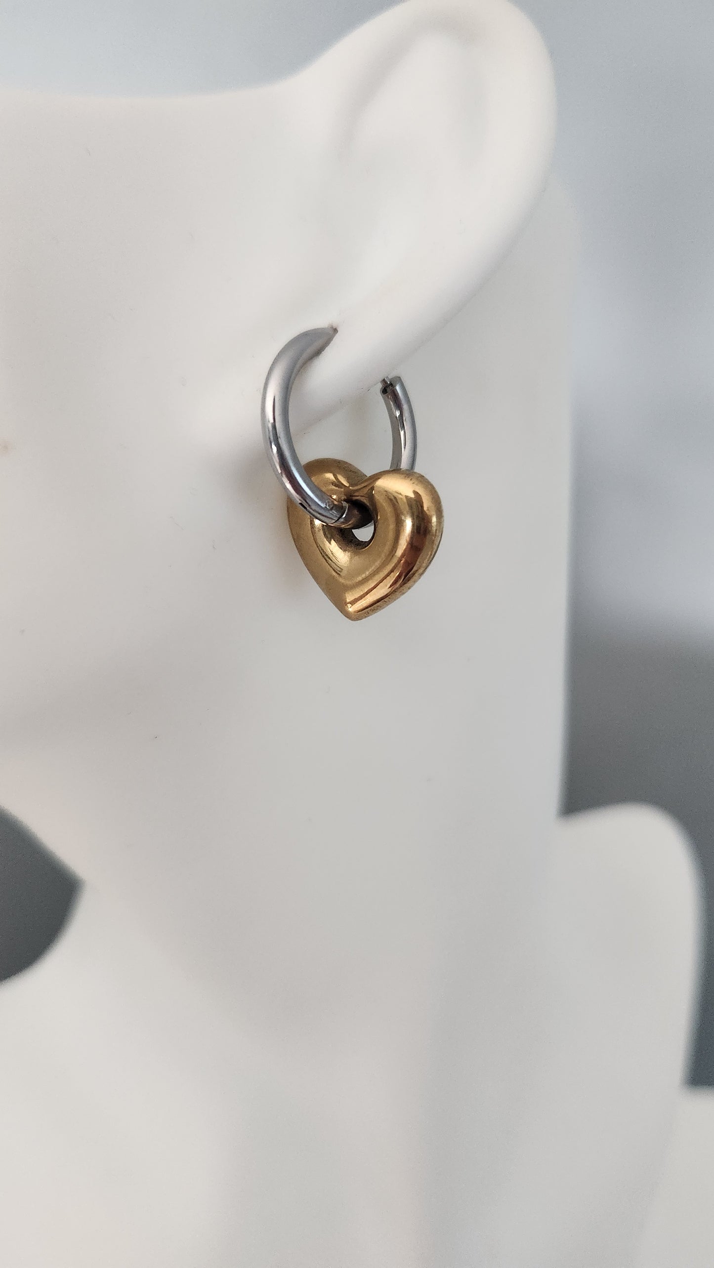 Divya Heart Drop Earrings