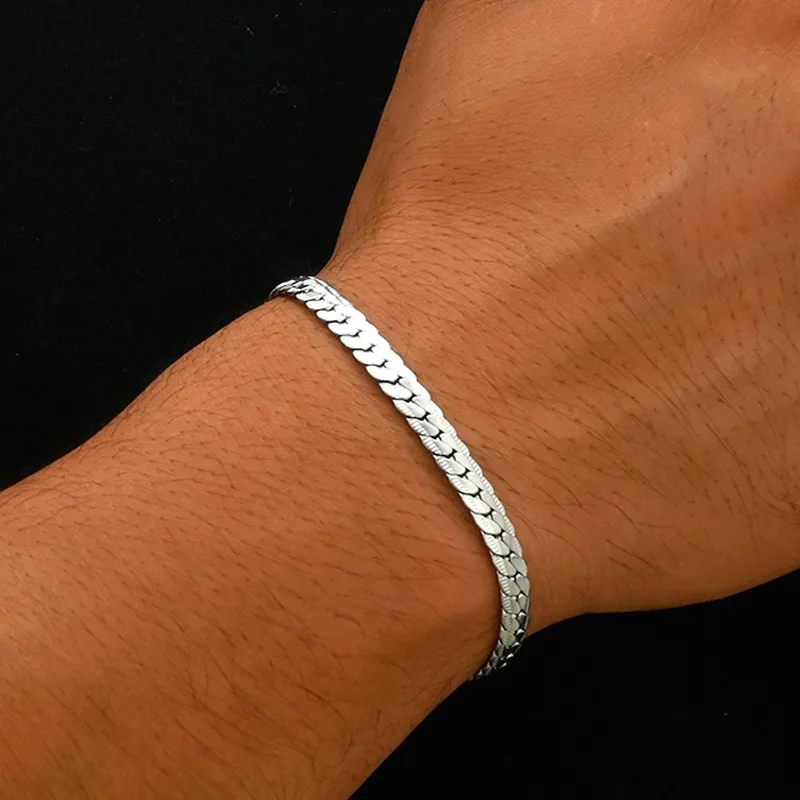 Men's Stainlesd Steel Necklace or Bracelet