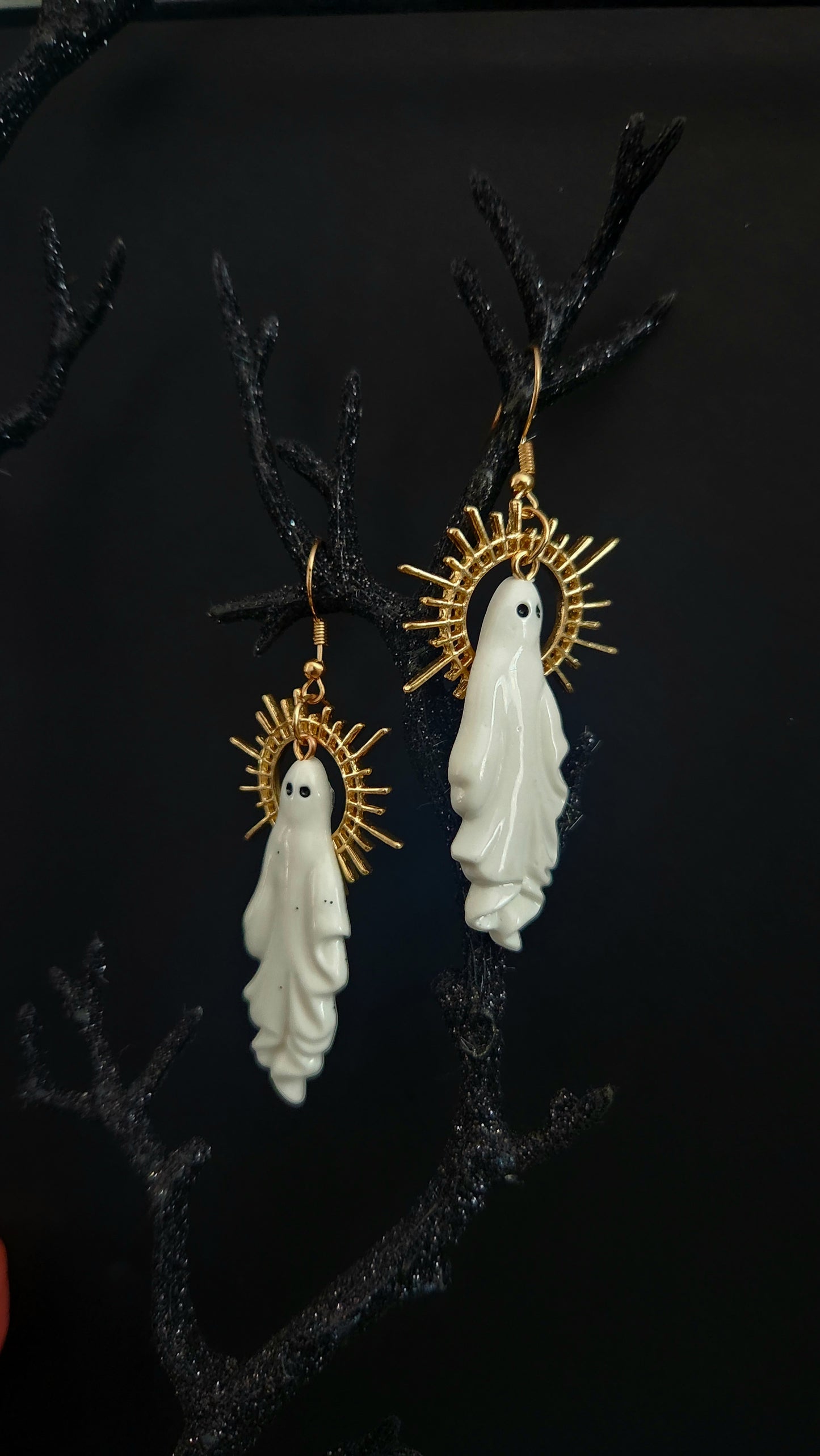 White Lady Earrings