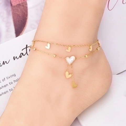 Romi Heart Anklet