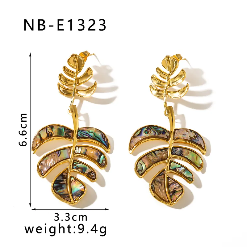 Leaf Drop Earrings