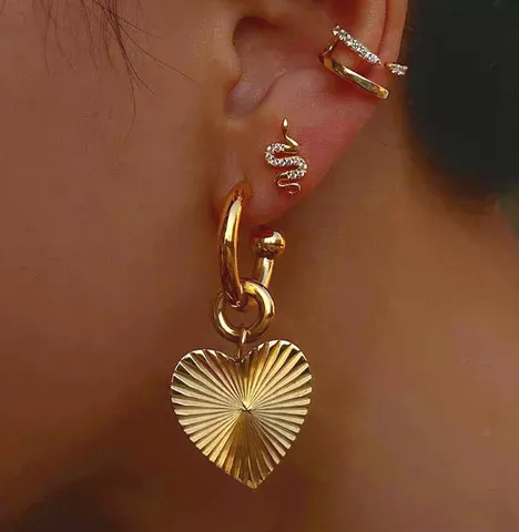 Radiance Heart Drop Earrings