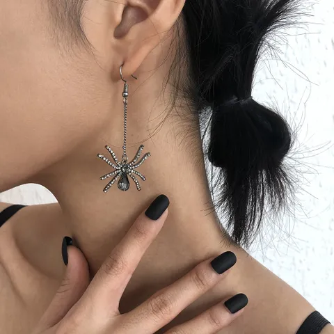 Sparkle Spider Earrings