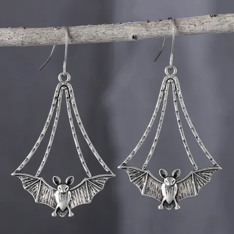 Bat Drop Earrings