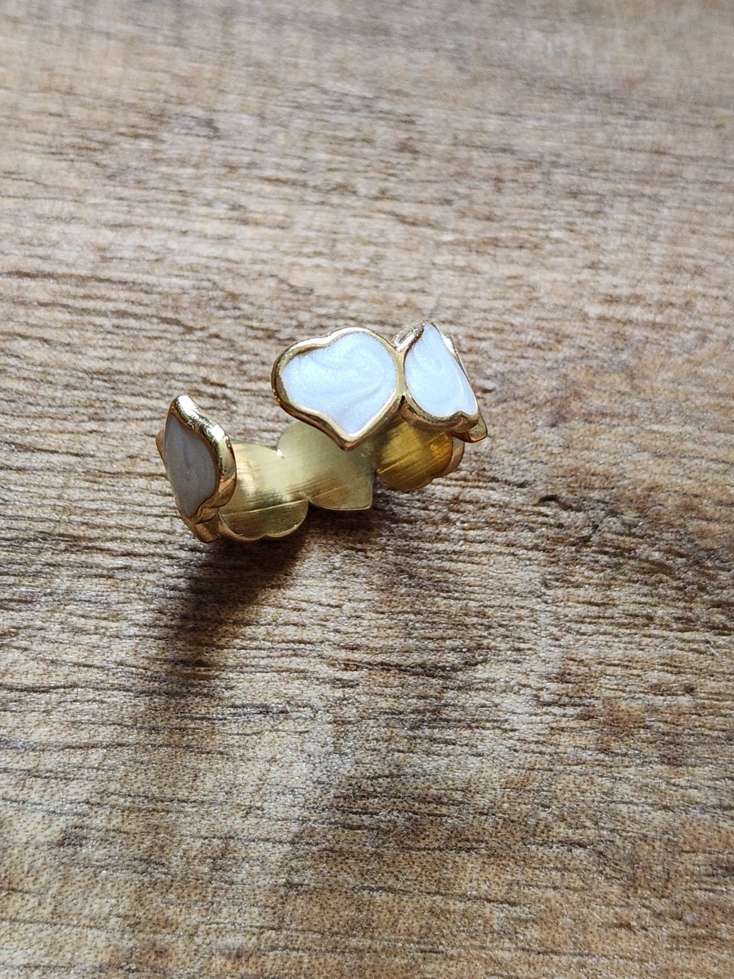 Lovey heart adjustable ring