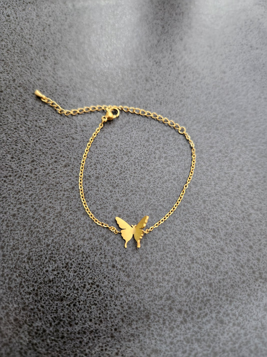 Rae Gold Butterfly Bracelet