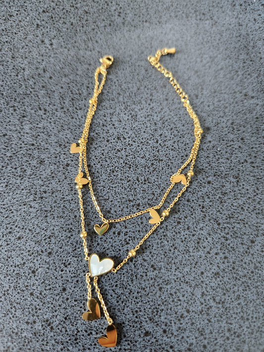 Romi Heart Anklet