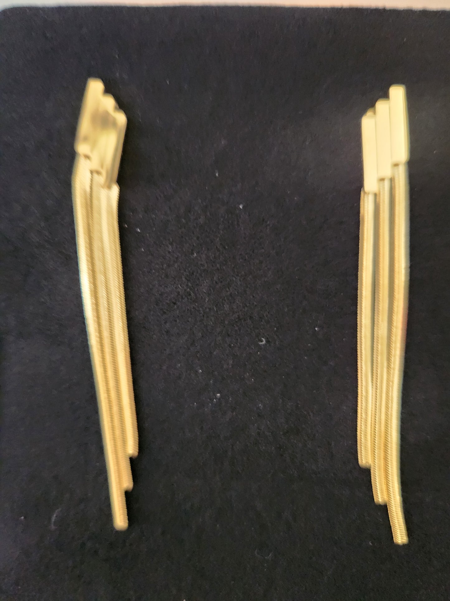 Gold Tassel Earrings