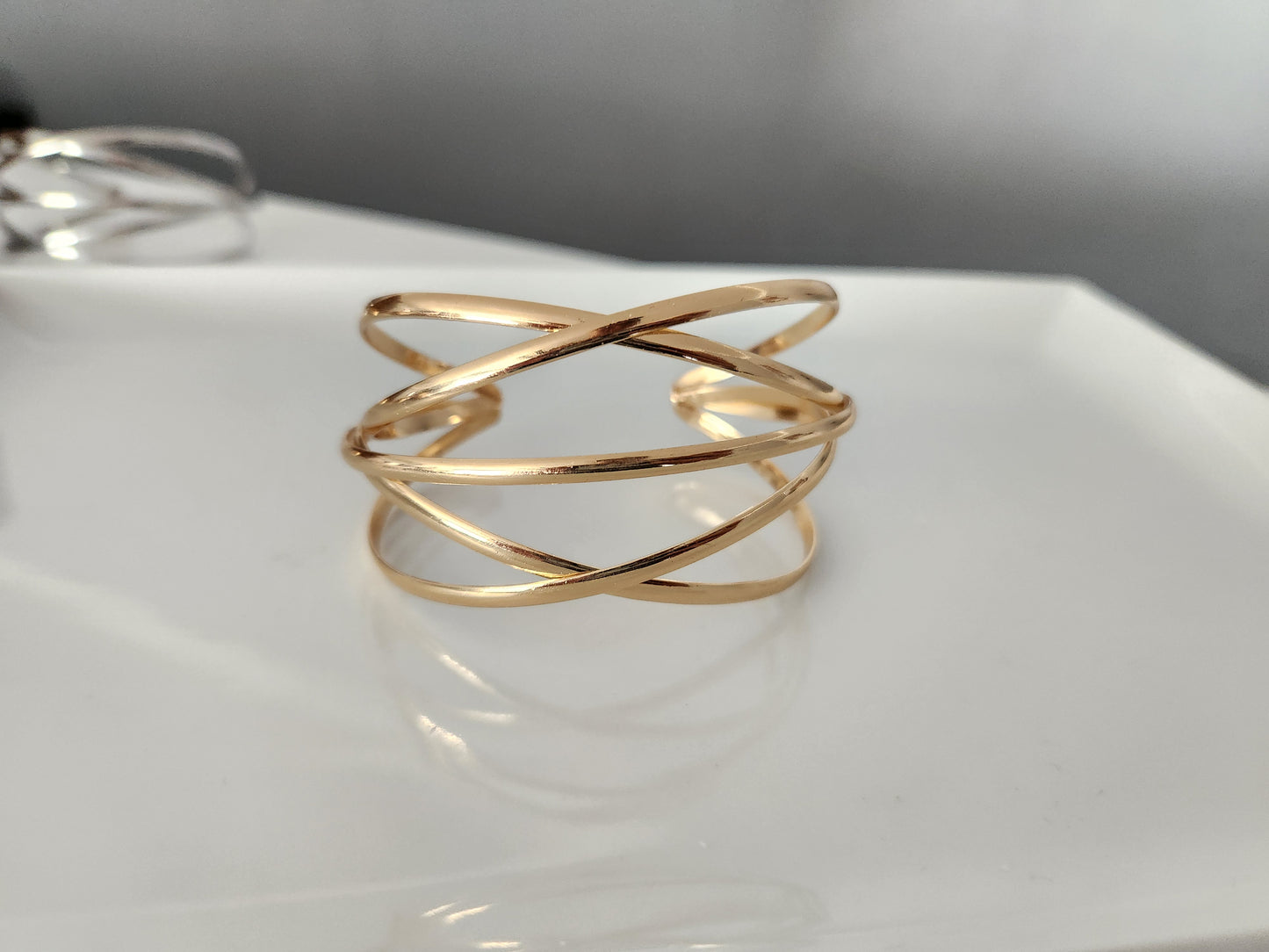 Criss Cross Cuff Bracelet