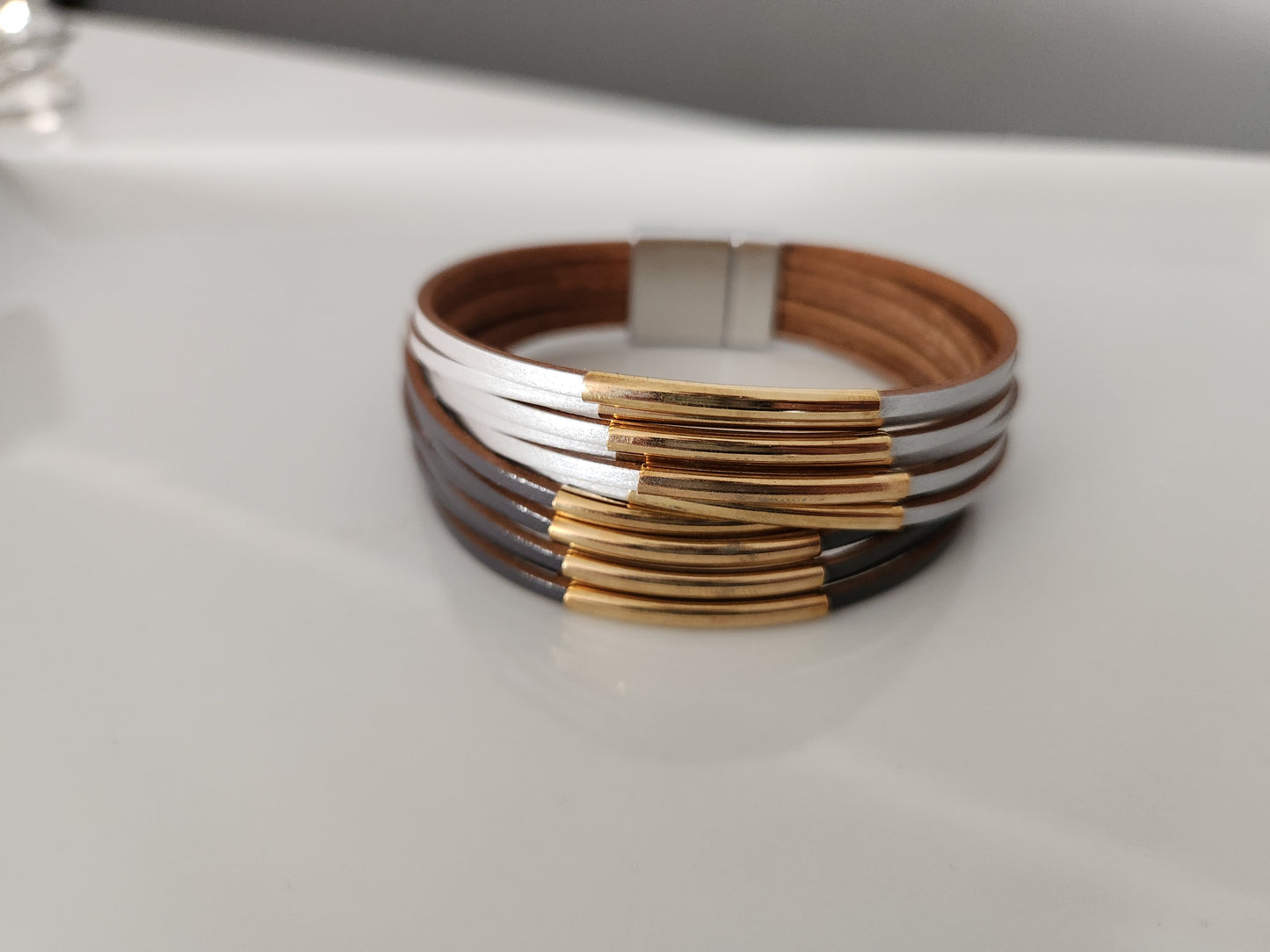 Leather Multi Layer Bracelet