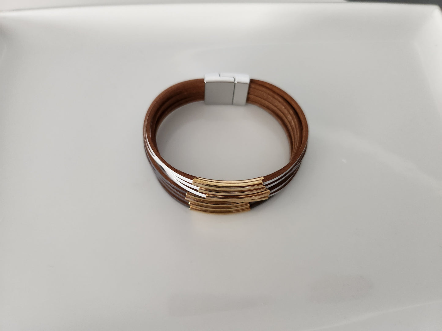 Leather Multi Layer Bracelet