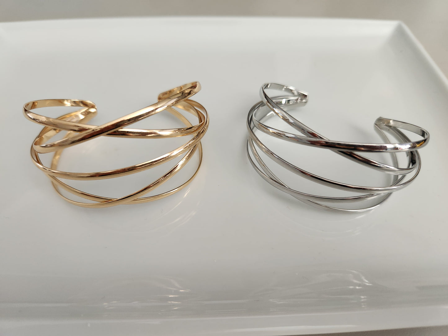 Criss Cross Cuff Bracelet