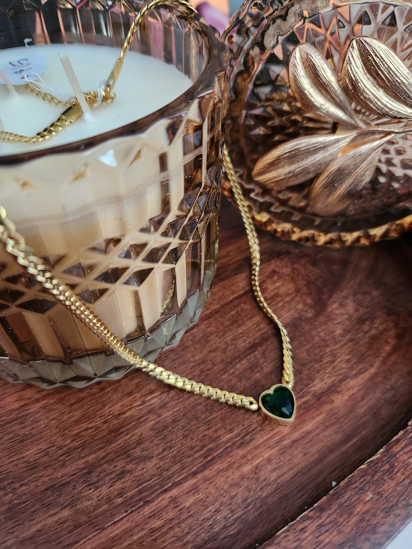 Ivy Heart Necklace