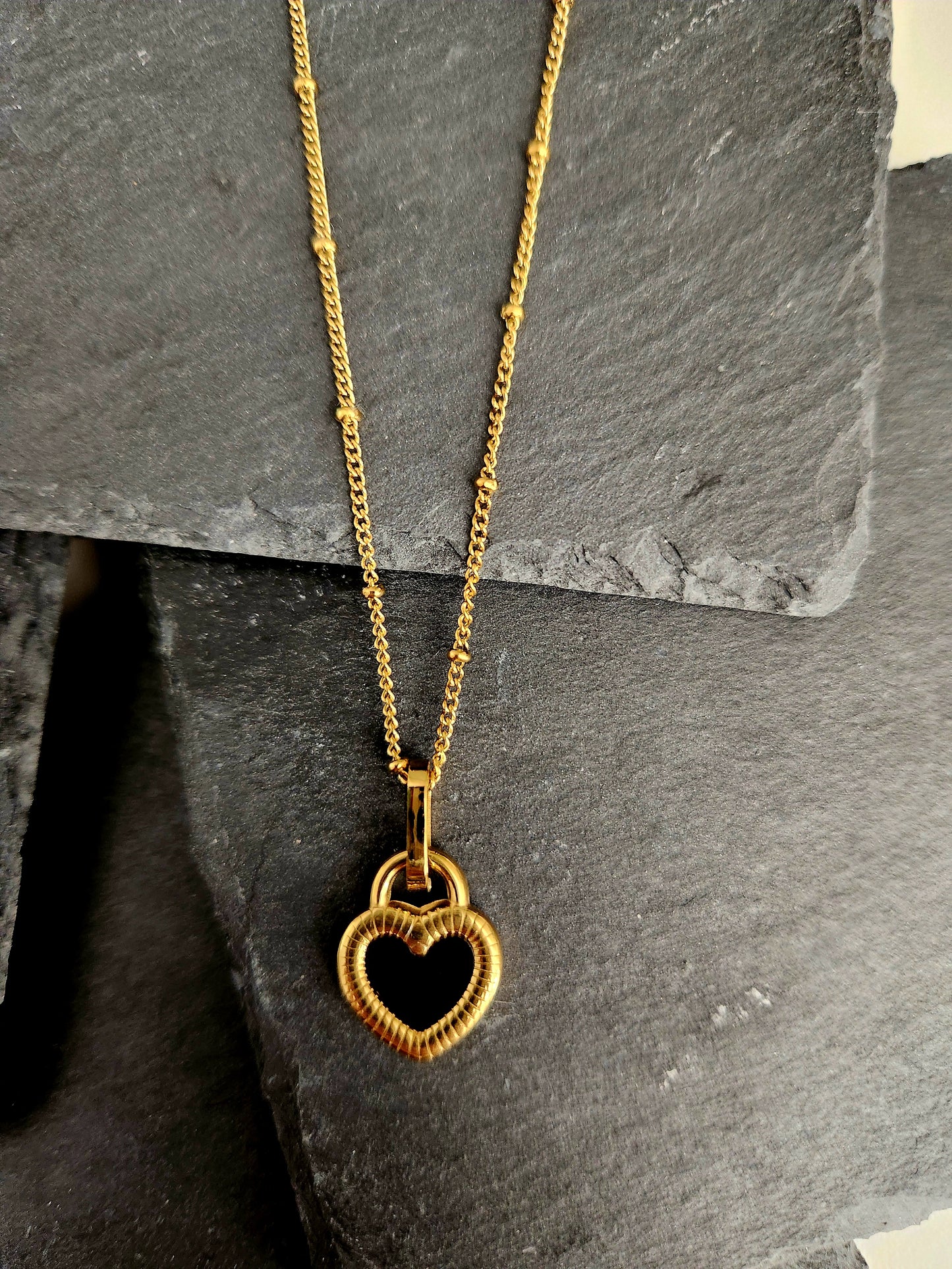 Two Faced Heart Necklace