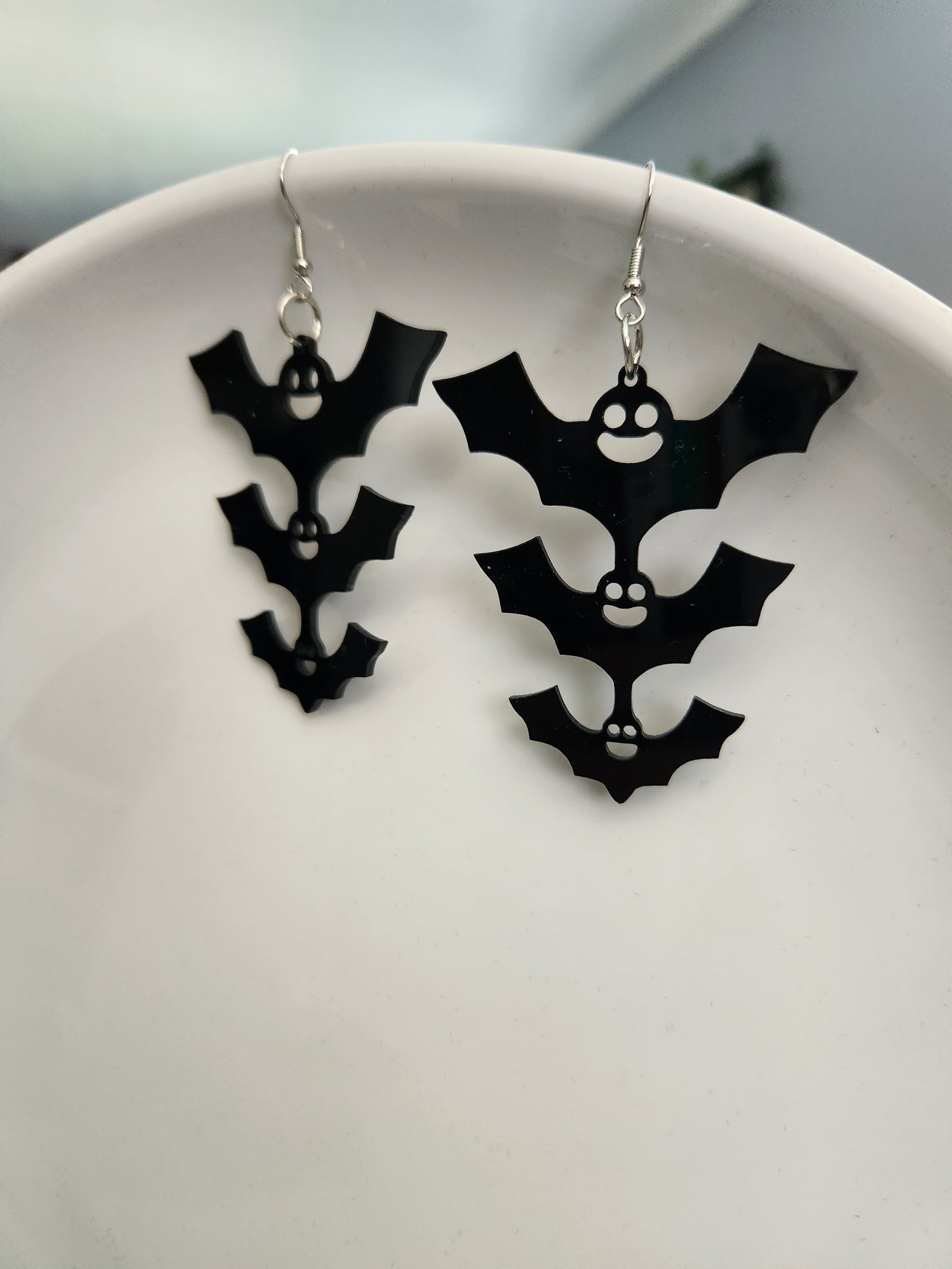 Batty Resin Drop Earrings