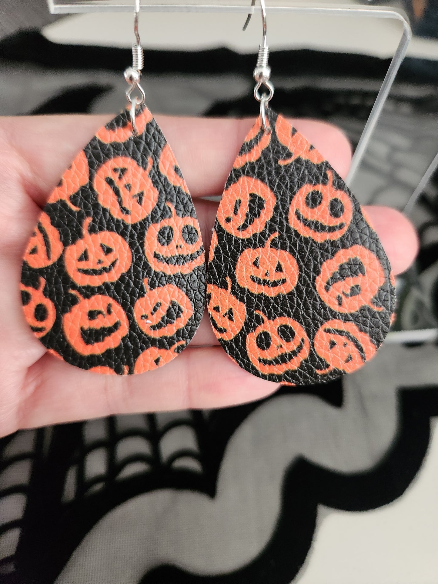 Jack O'lantern Earrings