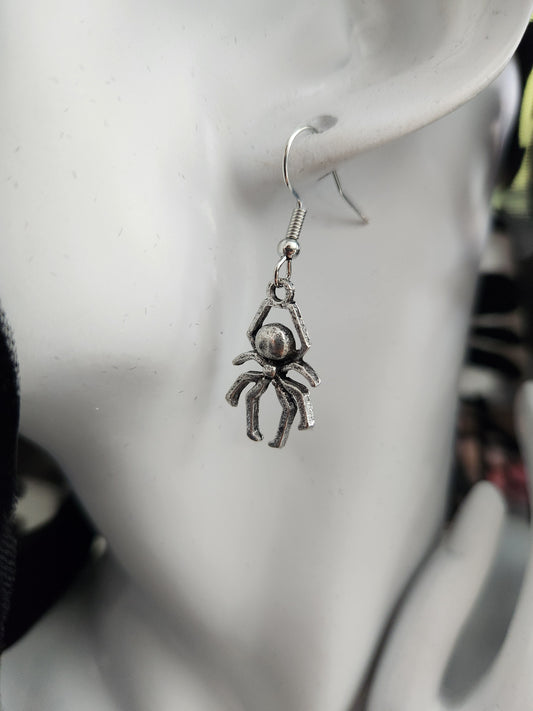 Spider Drop Earrings