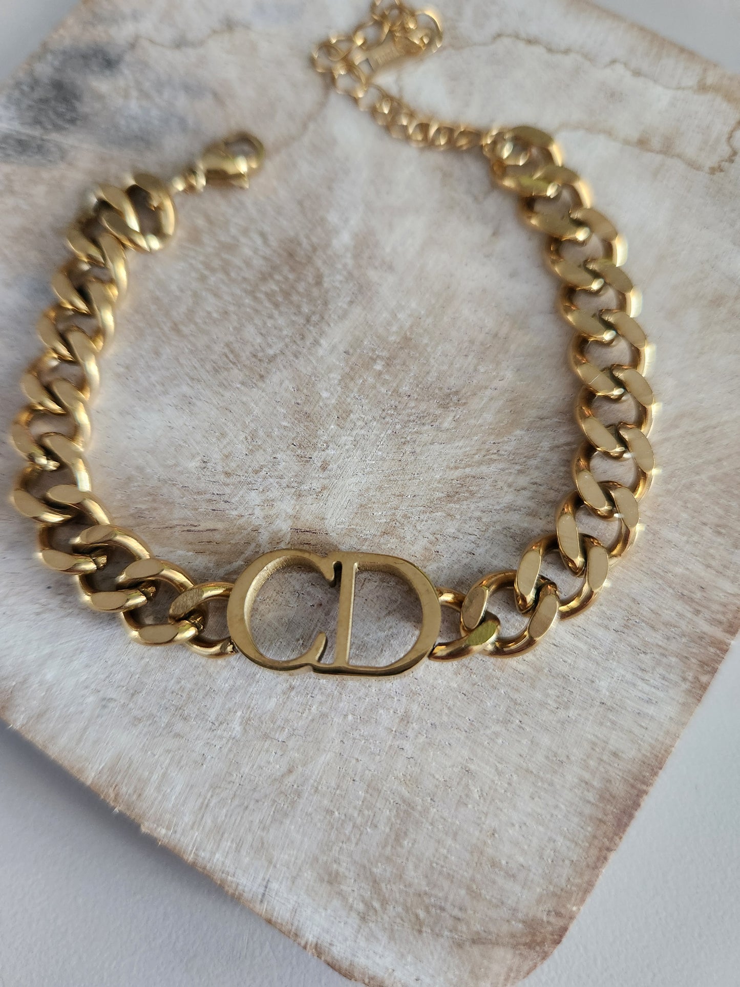 CD Letter Bracelet