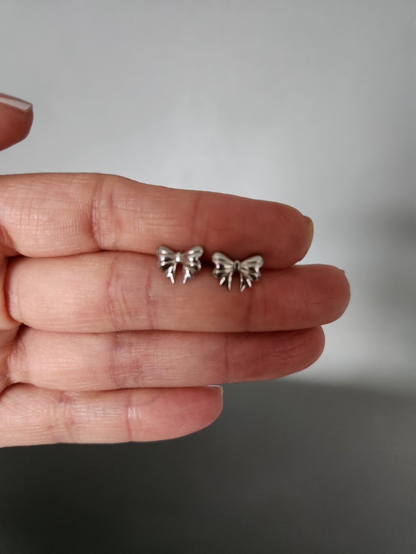 Petite Bow Studs