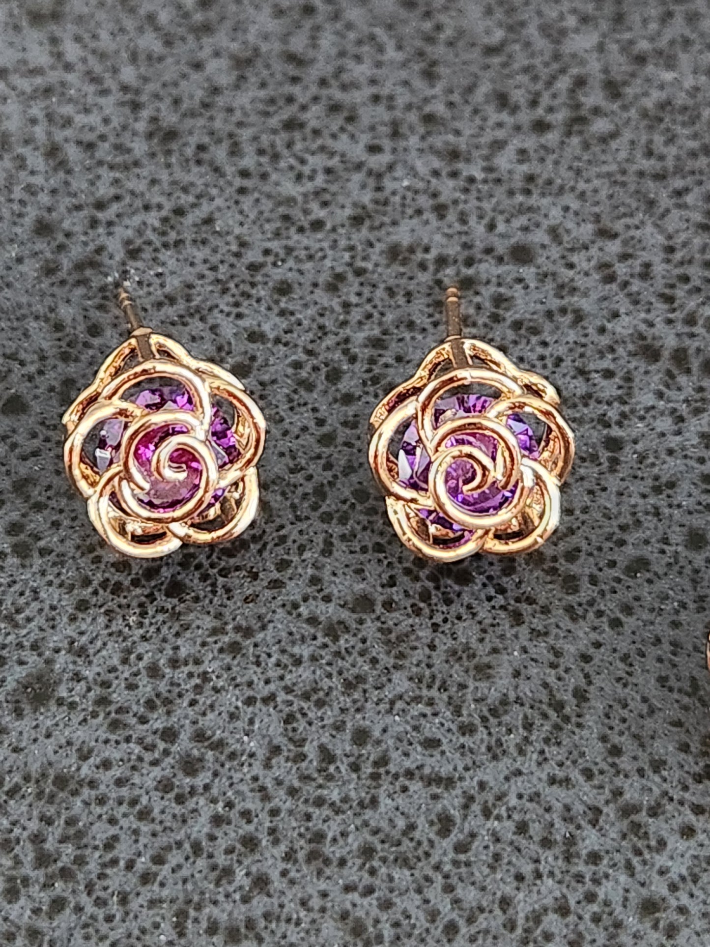 Rosette Earrings