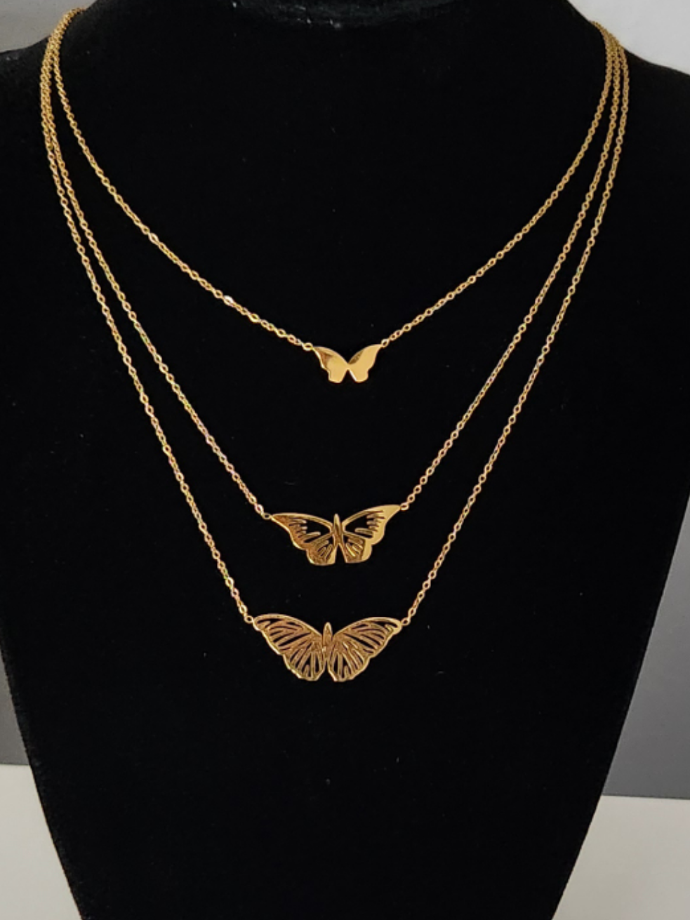 Butterfly Layered Necklace