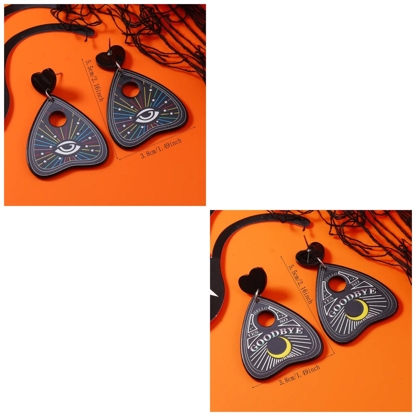 Planchette Acrulic Earrings