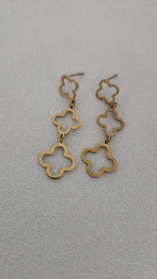 Monica Clover Drop Earrings