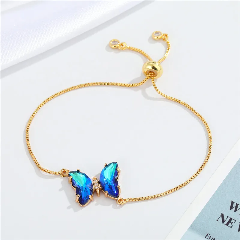 Crystal Butterfly Bracelet