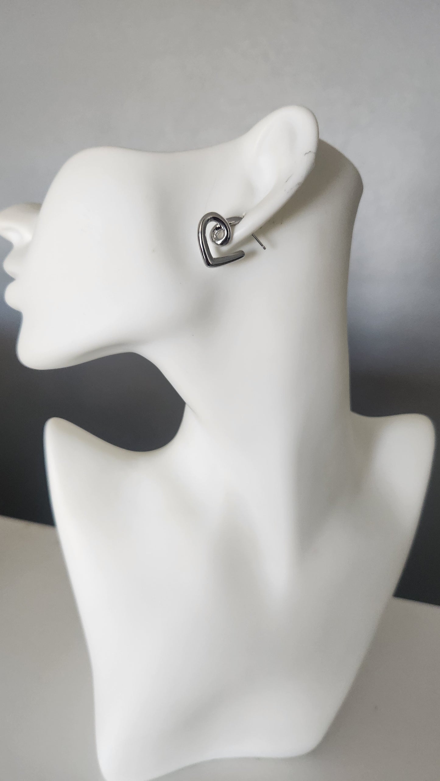 Twisted Heart Earrings