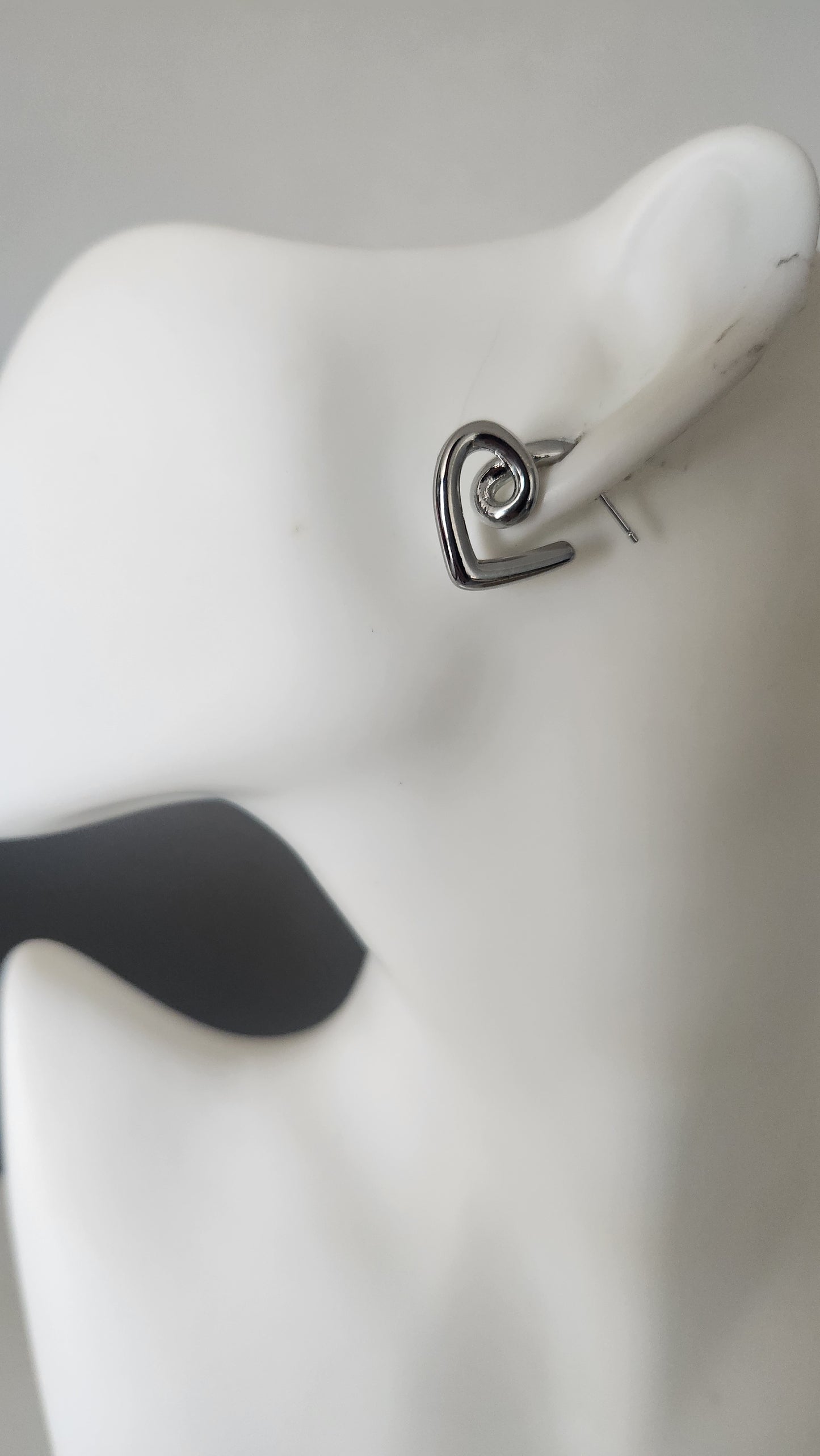 Twisted Heart Earrings