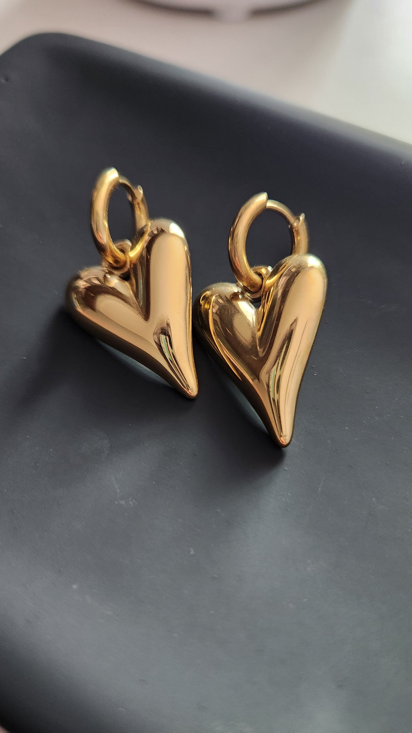Lorde Heart Drop Earrings